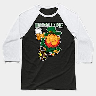 Here For The Beer Baseball T-Shirt